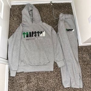 (sold online)Trapstar Grey Tracksuit Large